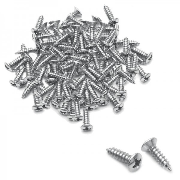 목공 피스 나사 못 목재 델타 스크류 실버 AC 5x3x12mm 100개