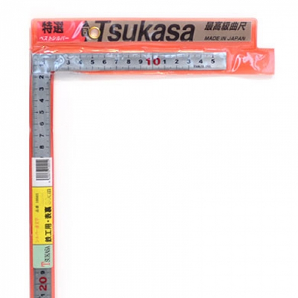 사시가네 (200×400) 10012 (TSUKASA)-일본산 직각자 목수 목공